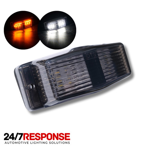 Dual function amber white - &,