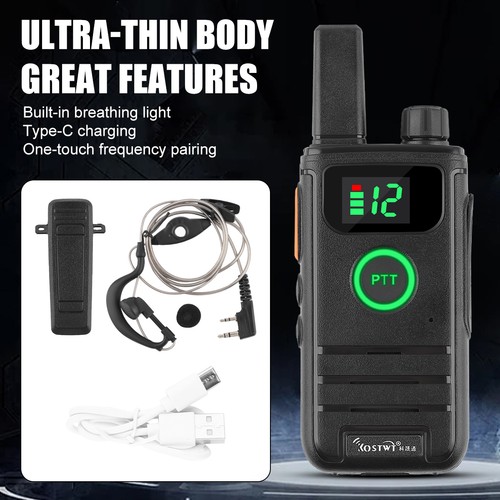 2pcs portable mini walkie - portable,