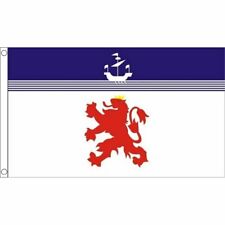 Devon Lion Flag 5 x 3 FT - 100% Polyester With Eyelets - English County