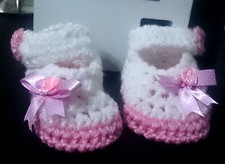 Baby crochet handmade shoes - crochet,