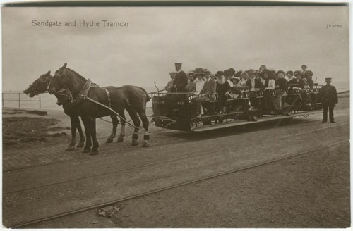 Sandgate and hythe tramcar - sandgate,