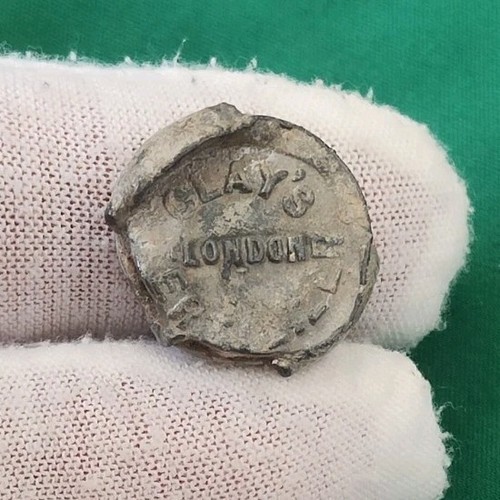 Post medieval lead bail bag - post,