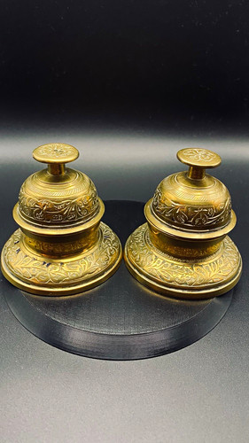 Vintage indian brass bells - vintage,