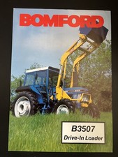 BOMFORD B3507 LOADER TRACTOR BROCHURE SALES LEAFLET DRIVE IN, FORD FORCE 2 