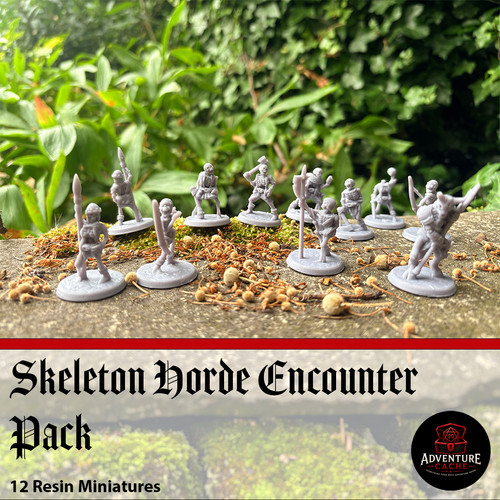 Skeleton miniatures x12 - skeleton, |