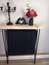 Rustic,radiator console-solid