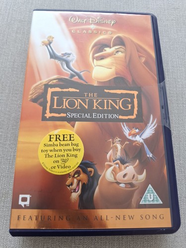 Vhs video walt disney the - the, lion