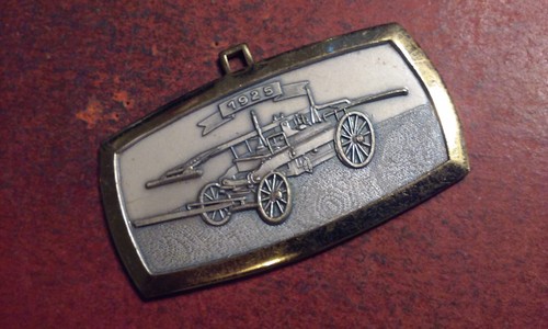 Vintage metal fob showing - vintage, a
