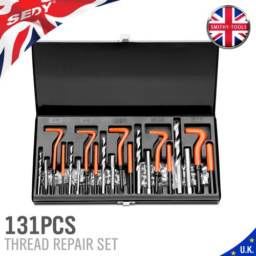 131pc thread repair kit - thread, hss