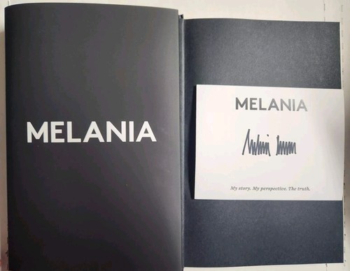 Autographed melania trump - melania,