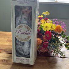 Classique Collection Rachel Porcelain Doll Handmade in box vintage 