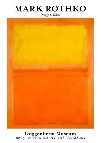Size mark rothko print no5 - a4,
