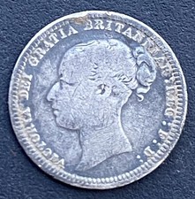 1880 Victoria Silver Sixpence
