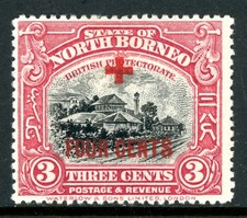 British 1918 North Borneo Red