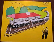 1960's Playskool Wood Puzzle