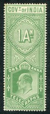 India 1904 Telegraph 1a SG