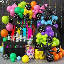 Rainbow Balloon Arch Garland
