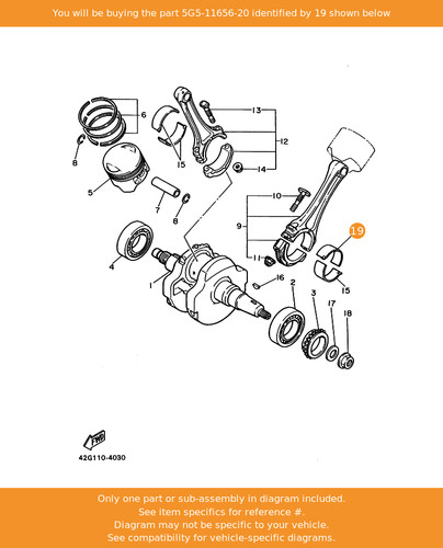 Yamaha plane bearing - yamaha,