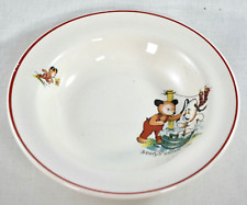 VINTAGE KEELE POTTERY BOWL SOOTYS WASHING DAY