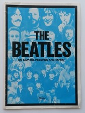 THE BEATLES   ORIGINAL 1977  CAPITOL PROMOTIONAL PAMPHLET  POSTER