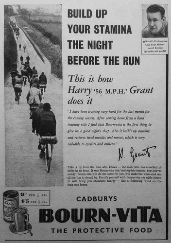 Metal sign cadburys - bourn, vita