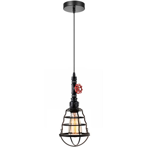 Vintage water pipe pendant - water,