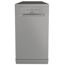 Hotpoint Freestanding Slimline Dishwasher - Silver Quick wash Adj HP2FE10CS90SUK