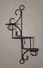 Vintage black twisted wrought - vintage,