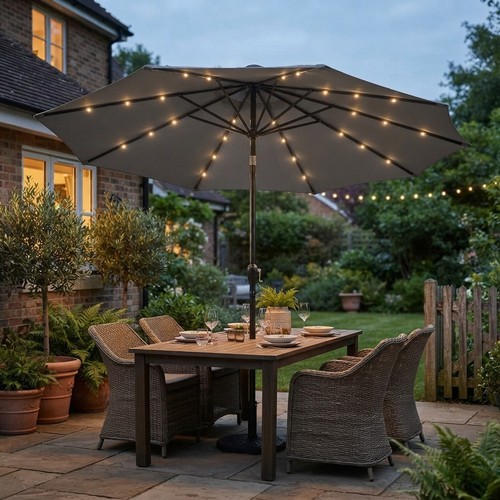 Grey led garden - 3m,