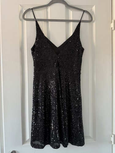 Asos black sequin cami - cami, skater