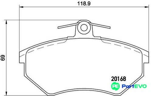 Brembo disc brake - disc, pad