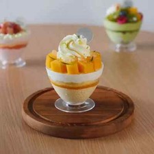 Round Dessert Mousse Cup Hard Plastic Reusable Wedding Party Buffet 10/20/50/100