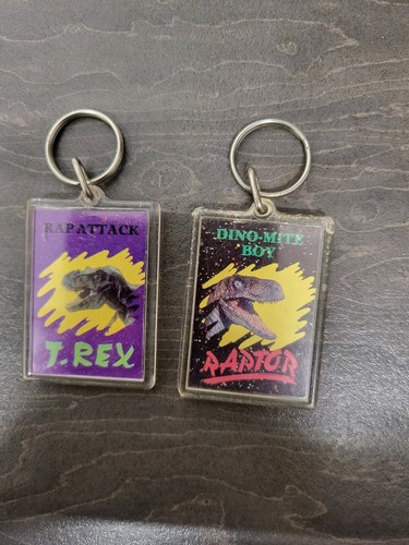 Jurassic park raptor keyrings - raptor,