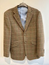 William Hunt Mens Brown Tweed