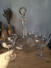 Antique decanter c1880 with - antique, 6