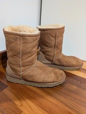 ugg Australia chestnut suede short winter boots size uk 5.5 eu 38