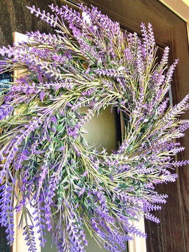 Lush lavender flower garland - flower,