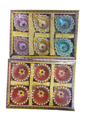 Pcs diwali diya clay - 24,