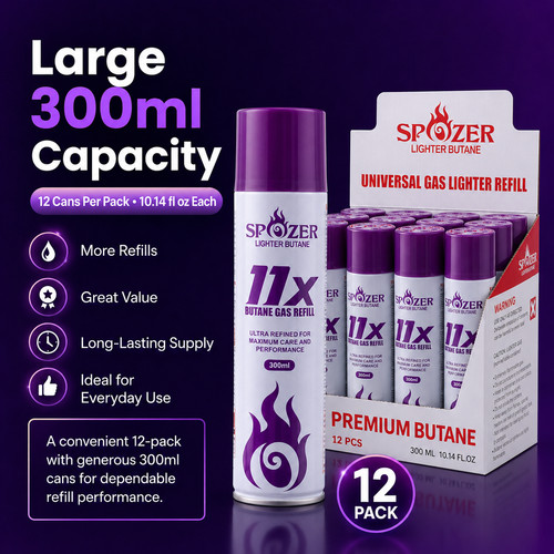 11x lighter butane gas - butane, refill