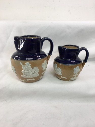 Pair royal doulton stoneware - pair,