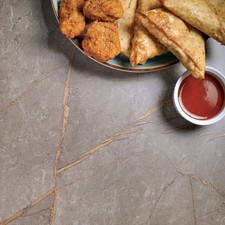 Golden Marble Curved Edge