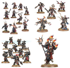 Warhammer 40k Chaos Space Marine, Possessed, Cultists, Master. Squad, Prince