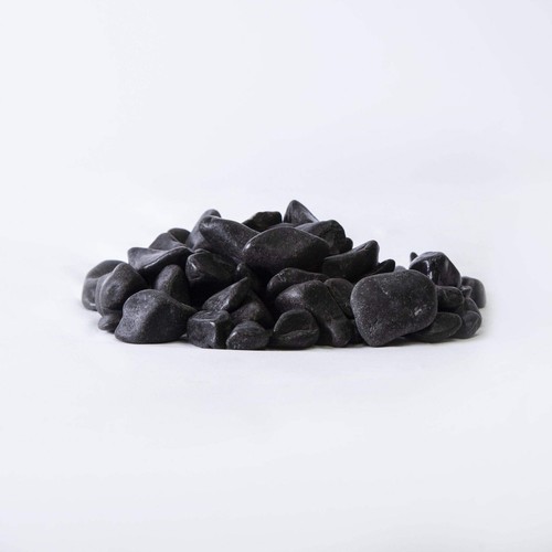 Black basalt pebbles - pebbles, |
