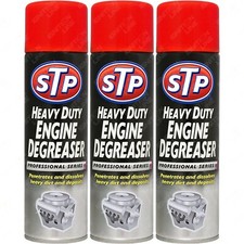 3 x STP Heavy Duty Engine Degreaser Spray Pro Car Removes Dirt Cleaner 500ml