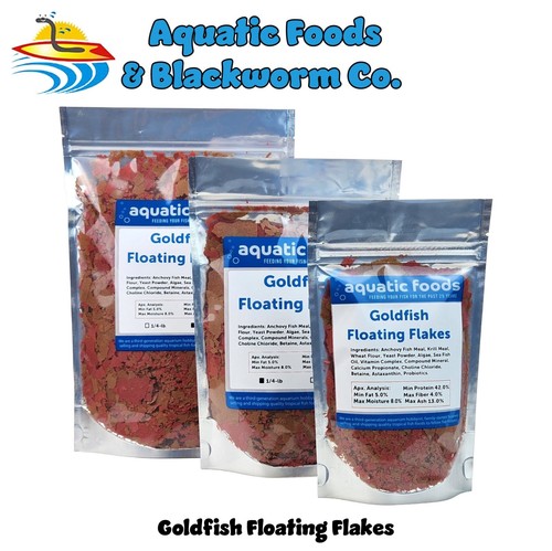 Goldfish flakes for all - goldfish,