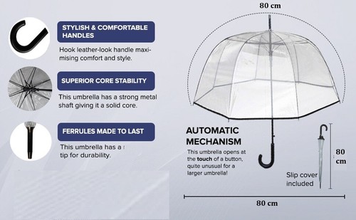 Clear dome see through - see,