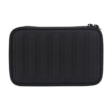 PU Leather Black Harmonica Zippered Carrying Case Storage Bag For 7 Harmonicas