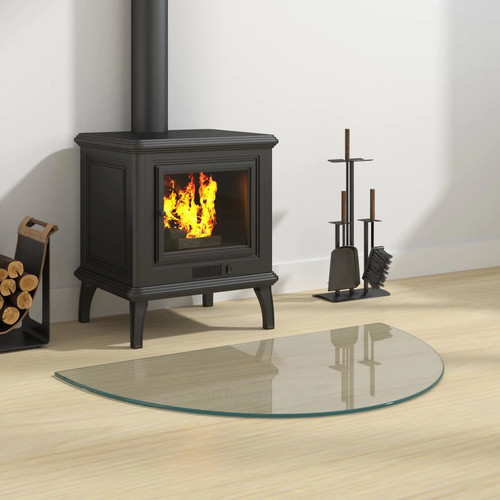 Fireplace glass plate 80x50cm