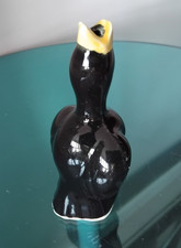 VINTAGE CERAMIC BLACK BIRD PIE