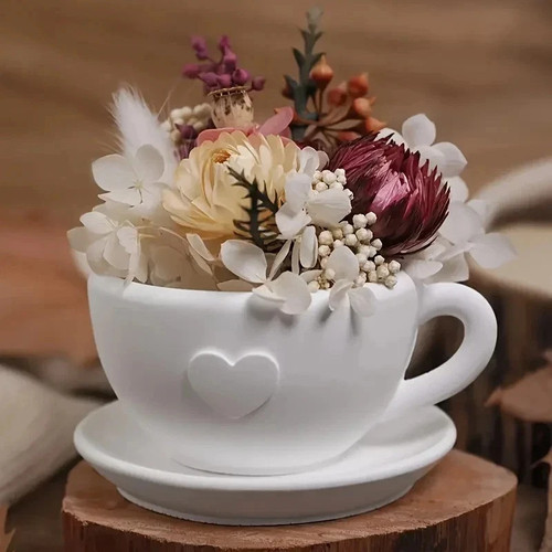1pc heart shaped teacup - shaped,